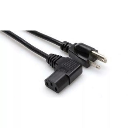 Hosa PWC-141R POWER CORD IEC C13 - NEMA 5-15P RA 1FT