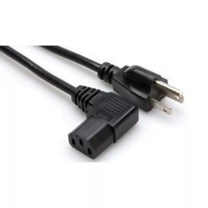 Hosa PWC-141R POWER CORD IEC C13 - NEMA 5-15P RA 1FT