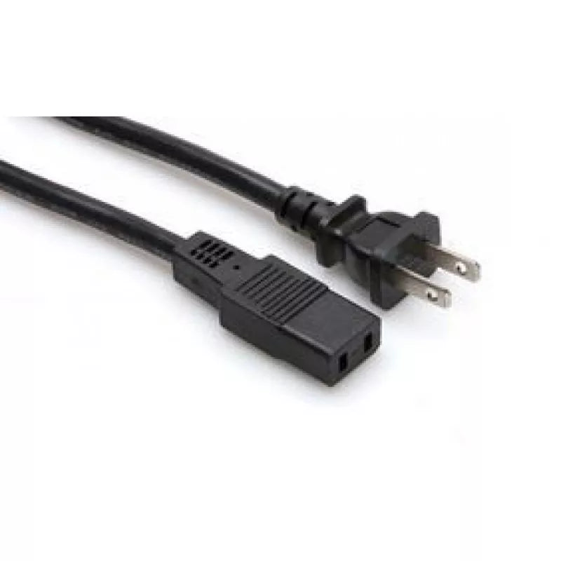 Hosa PWC-178 POWER CORD IEC C9 - NEMA 1-15P 8FT