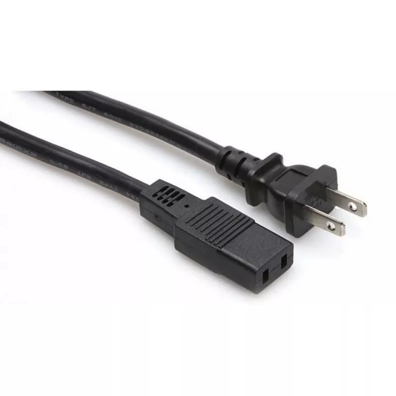 Hosa PWC-178 POWER CORD IEC C9 - NEMA 1-15P 8FT