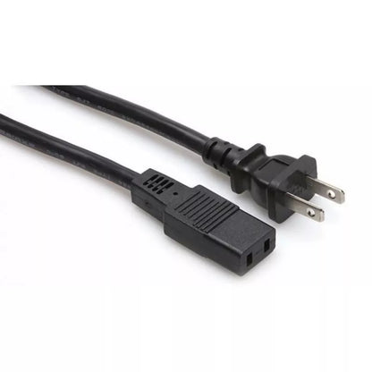 Hosa PWC-178 POWER CORD IEC C9 - NEMA 1-15P 8FT