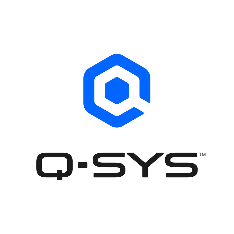 Q-SYS NL-P4-BK PoE Pendant Loudspeaker | Color: Black