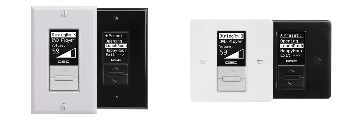 Q-SYS MP-MFC Controller-Wall mount controller for MP-M Series mixers