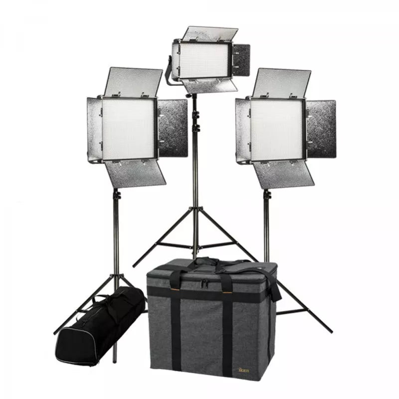 IKAN RB-2F1H Rayden Bi-Color 3-Point LED Light Kit - 2x RB10/ 1