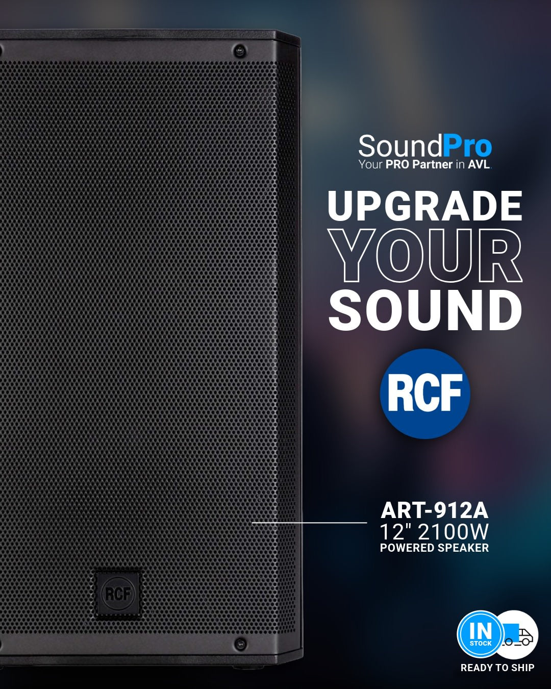 RCF ART-912A 12" 2100W Powered Speaker. Upgrade your sound.