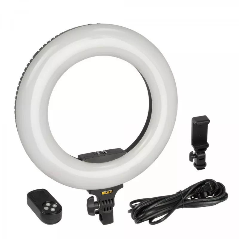 IKAN RLB40-M Oryon 14" Ring light with phone mount, remote, and bag