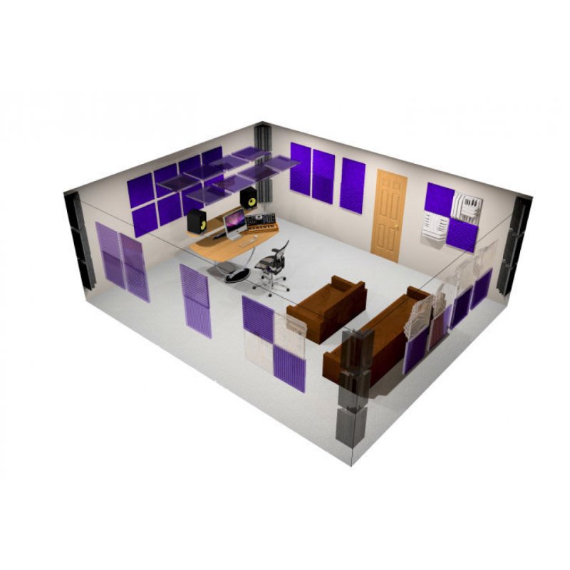 AURACO ROOMPROPLUSPUR 36pc 2'x2'x2" Studiofoam wedge