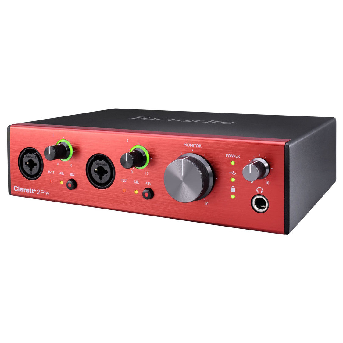 Focusrite Clarett+ 2Pre 10-In / 4-Out Audio Interface