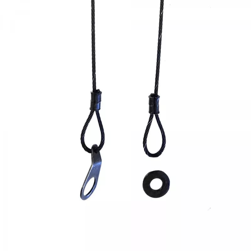 Adaptive Technologies SC-040 Safety Cbl, 40in, 120lb WLL sl
