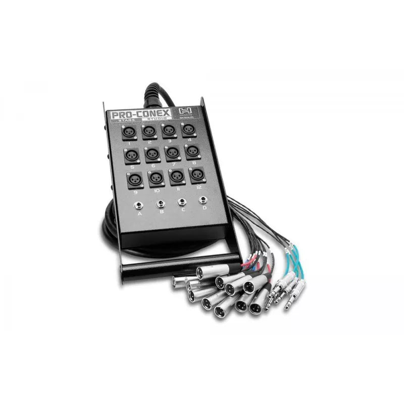 Hosa SH-12X4-50 STAGE BOX NON-LOCKING 12X4 50FT