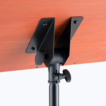 On-Stage TMP-SM7312W Music Stand w/ Wide Rosewood Bookplate