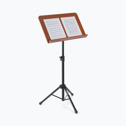 On-Stage TMP-SM7312W Music Stand w/ Wide Rosewood Bookplate