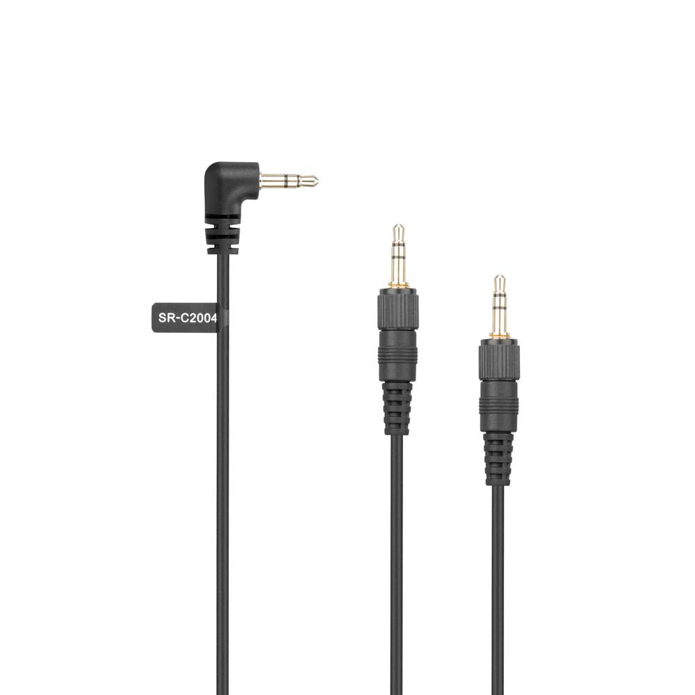 Saramonic SR-C2004 Dual Locking 3.5MM to Single Right-Angled 3.5MM Y Cable ends
