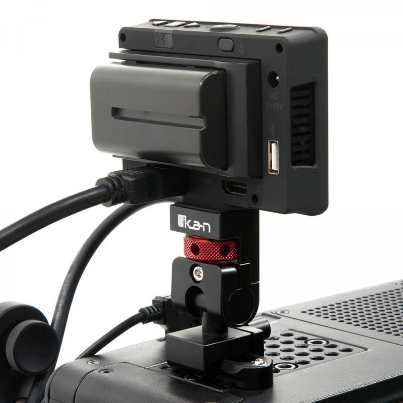 IKAN STR-MH-01 STRATUS Monitor Holder (NATO Rail to 1/4"-20 Screw)
