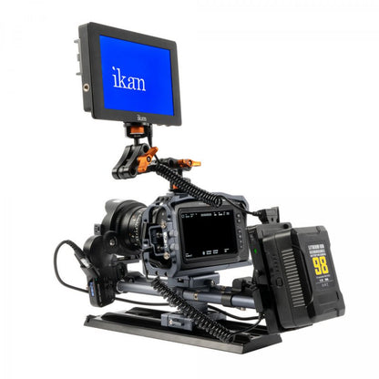 IKAN STR-PWR-PLATE-V STRATUS V-Mount Battery Plate w/ 15mm Rod Mount