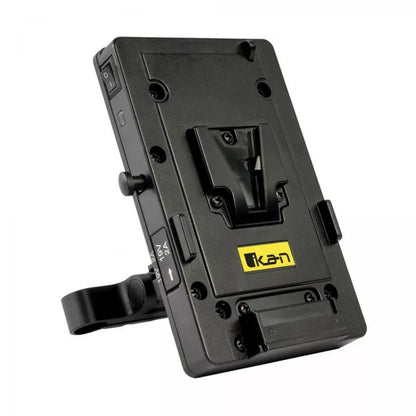IKAN STR-PWR-PLATE-V STRATUS V-Mount Battery Plate w/ 15mm Rod Mount