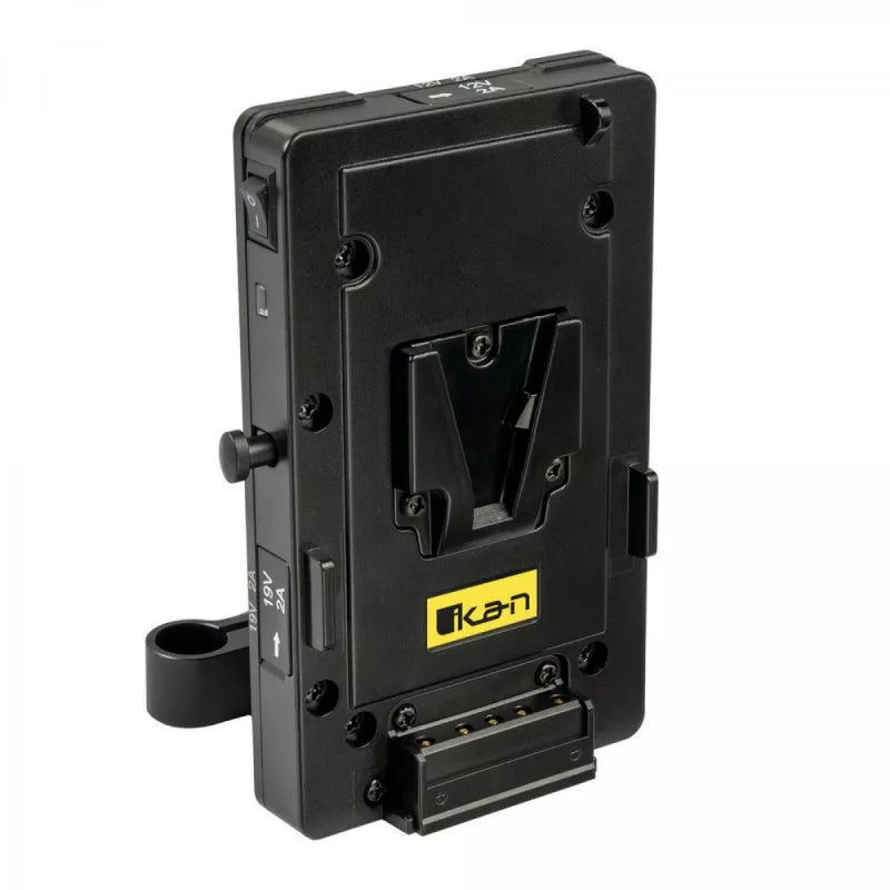 IKAN STR-PWR-PLATE-V STRATUS V-Mount Battery Plate w/ 15mm Rod Mount