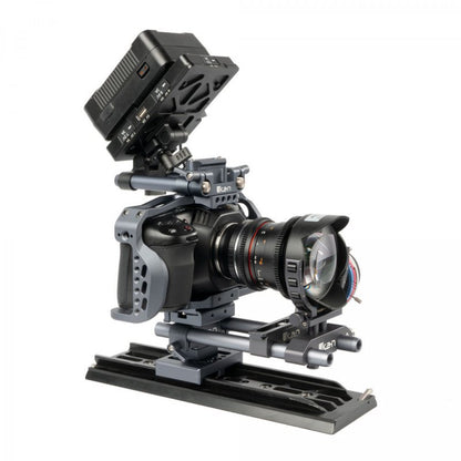 IKAN STR-PWR-PLATE-V STRATUS V-Mount Battery Plate w/ 15mm Rod Mount