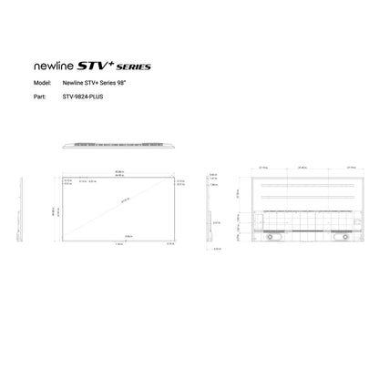 Newline Ineractive STV-9824-PLUS 98" STV+ Series Smart TV