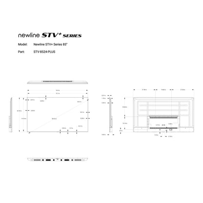 Newline Ineractive STV-8524-PLUS 85" STV+ Series Smart TV