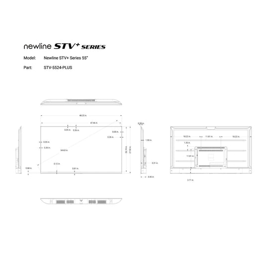 Newline Ineractive STV-5524-PLUS 55" STV+ Series Smart TV