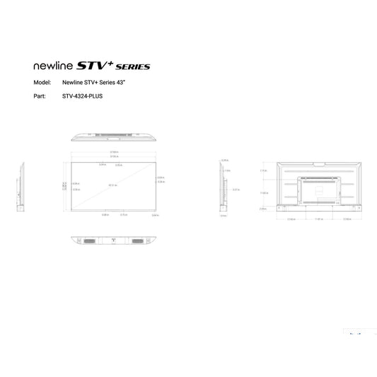 Newline Ineractive STV-4324-PLUS 43" STV+ Series Smart TV