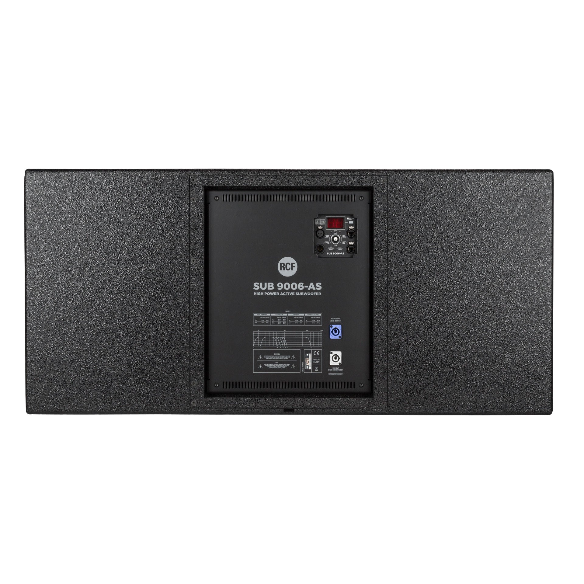 RCF SUB 9006-AS Active High Power Subwoofer back