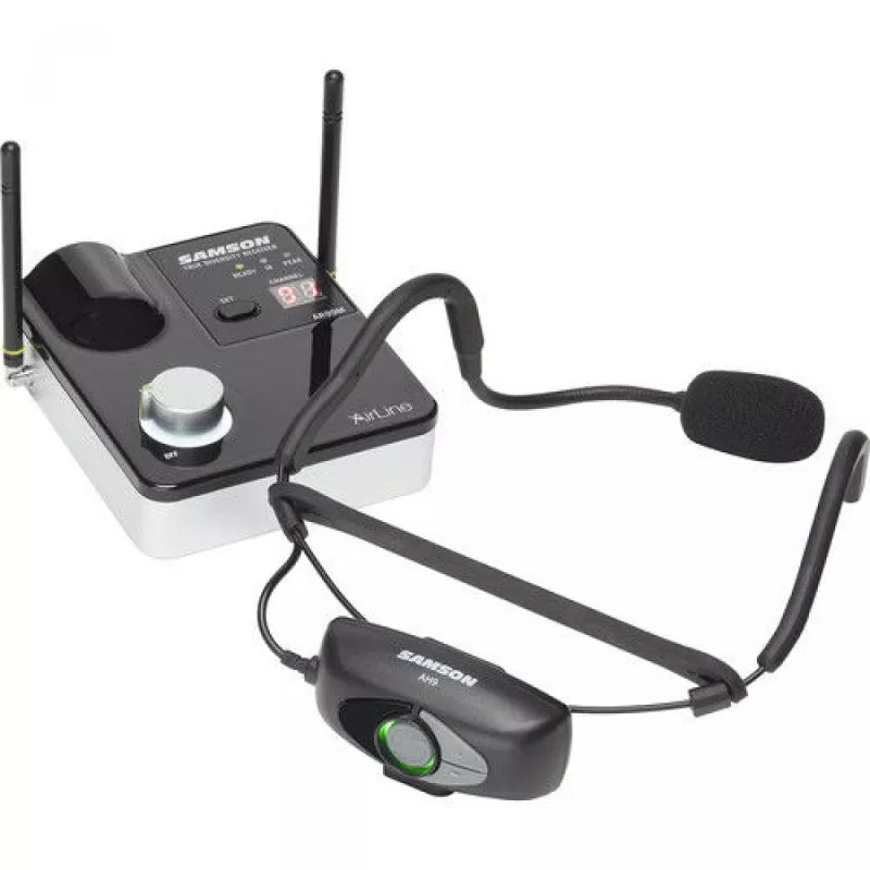 Samson SW9A9SQE-K AirLine 99m Wireless Fitness Headset System