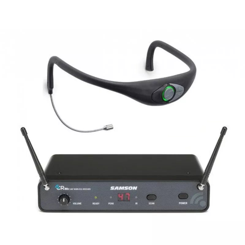 Samson SWC88XAH8-K AirLine 88 Wireless Headset System, Uni Fitness Mi