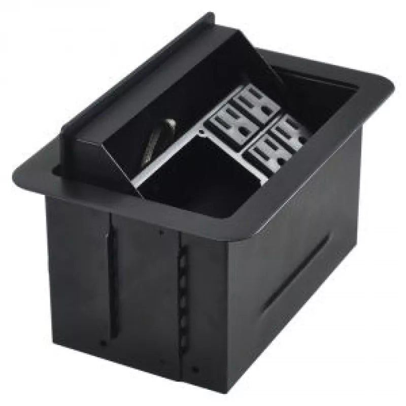 FSR T3U-3R-BLK T3U 3 Table box with 4 AC Outl