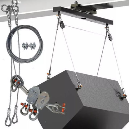 Adaptive Technologies TCK2-018 Wire Rope Kit,18in blk