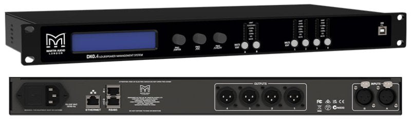 Martin Audio DX0.4 2x4 Dsp loudspeaker processor