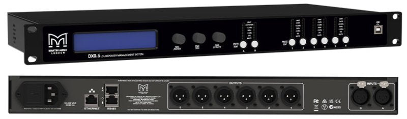 Martin Audio DX0.6 2x6 Dsp loudspeaker processor