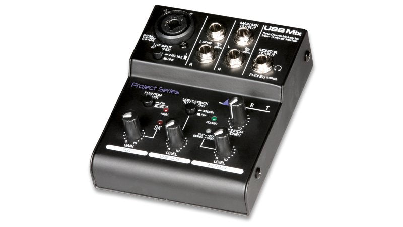 ART USBMIX Three Channel Mini USB Recording Mixer