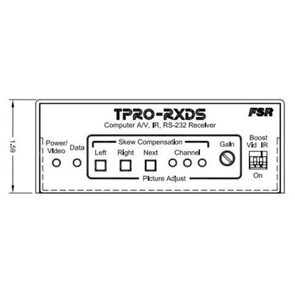 FSR TPRO-RXDS PC Vid, St Aud, IR, Serial & S