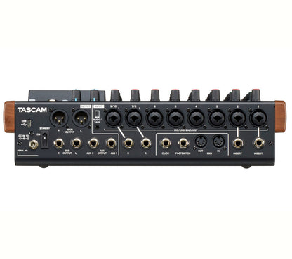 Tascam Model 12 Compact All-in-One Integrated Mixer Rear View