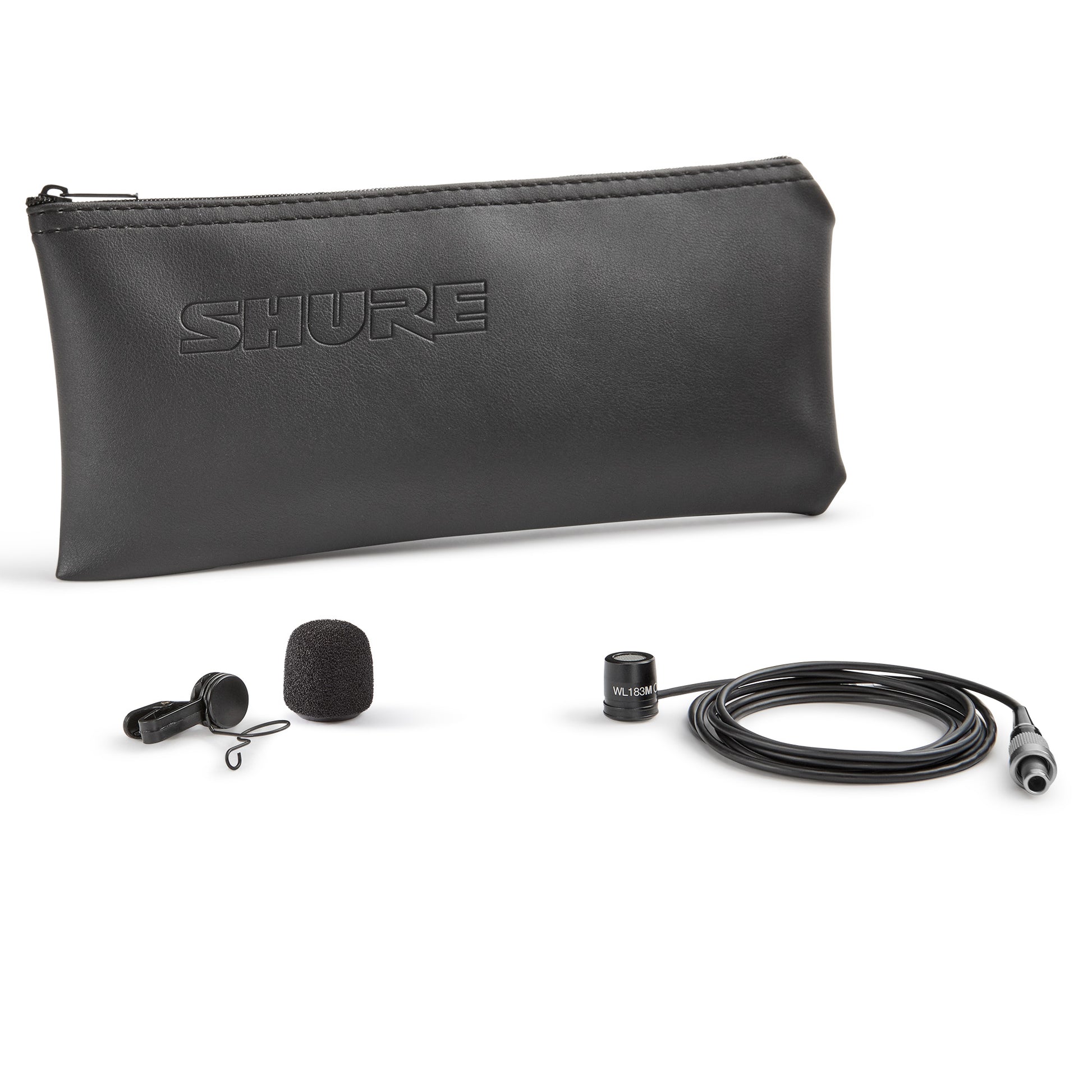 Shure WL183m Microflex Omni Lavalier Microphone LEMO3