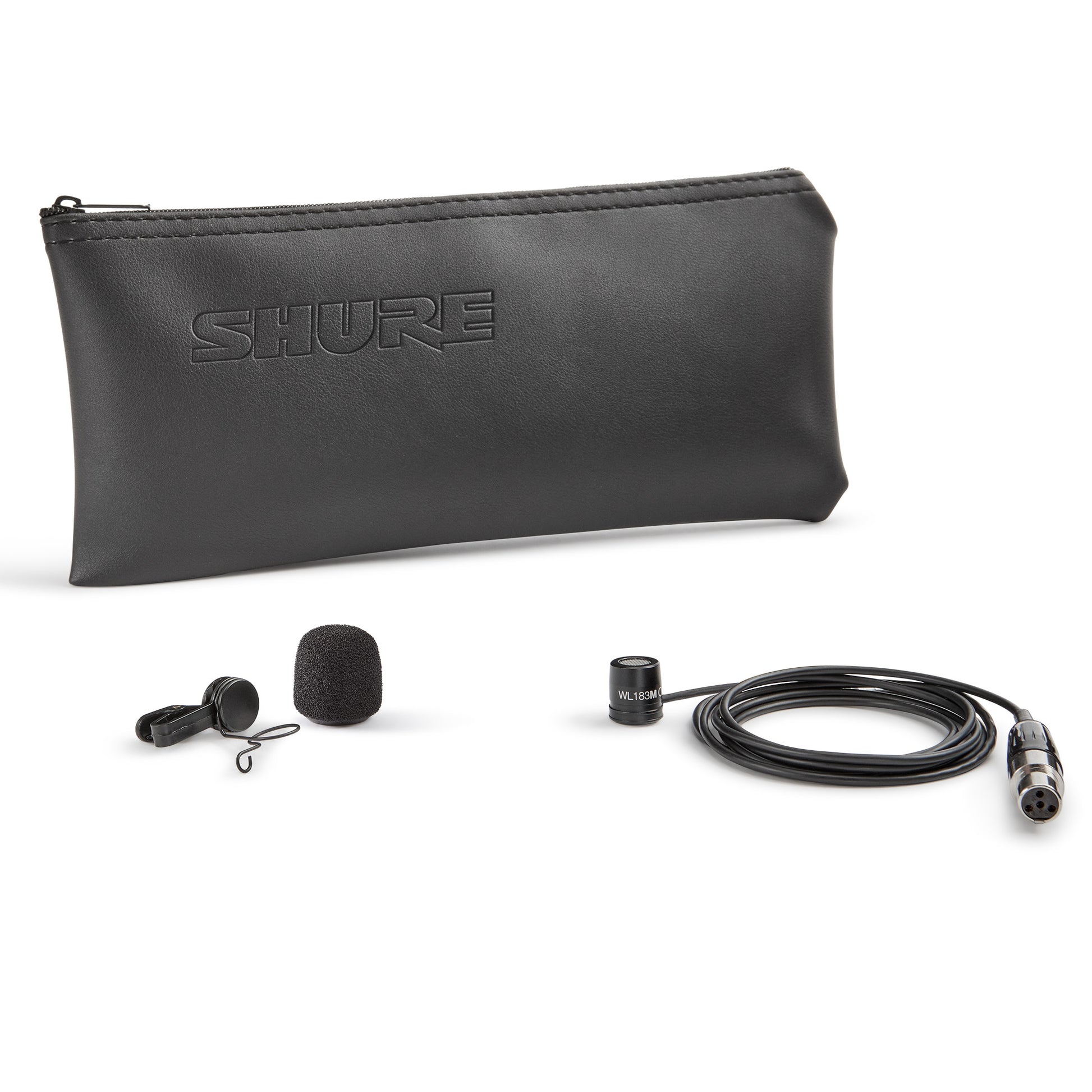 Shure WL183m Microflex Omni Lavalier Microphone LEMO3