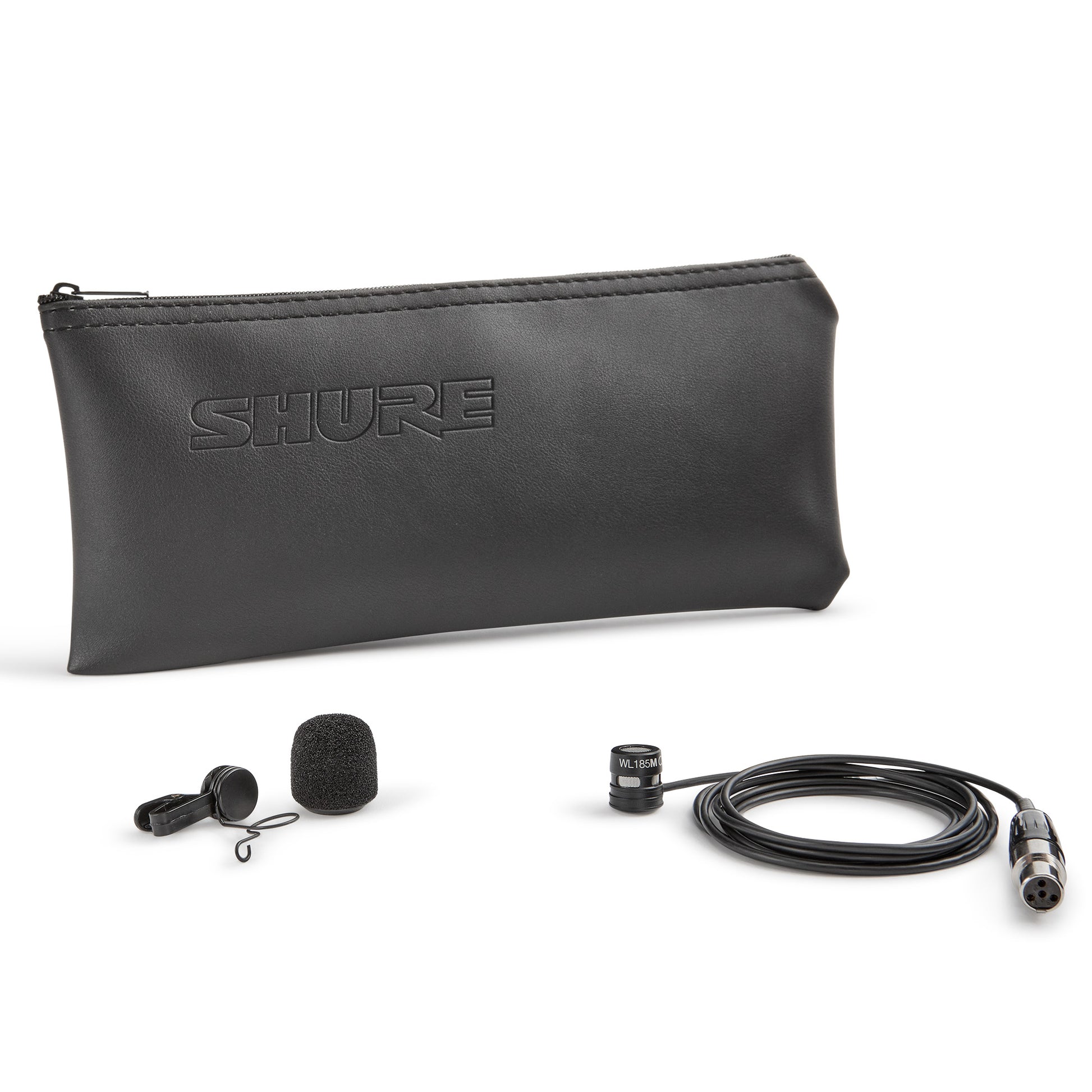 Shure WL185m Microflex Cardioid Lavalier Microphone TQG