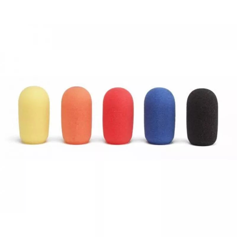 Samson WS5E Qe/Qv Headset windscreens (5-pack, mixed colors)