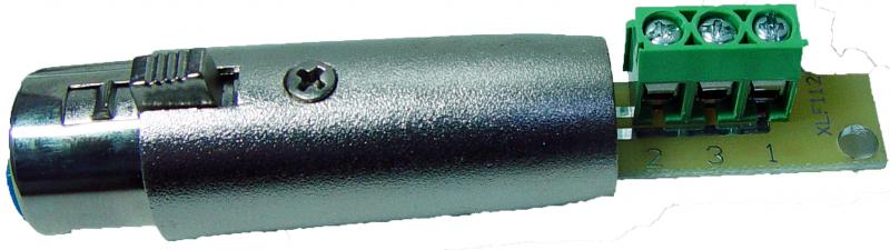 Rolls XLM112 FEmale XLR to Screw Terminal Adapter