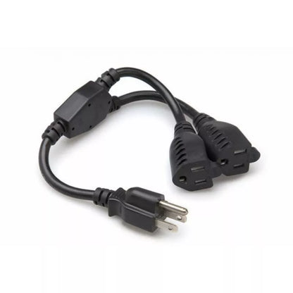 Hosa YAC-406 POWER Y CABLE NEMA 5-15P - NEMA 5-15R 1.5FT