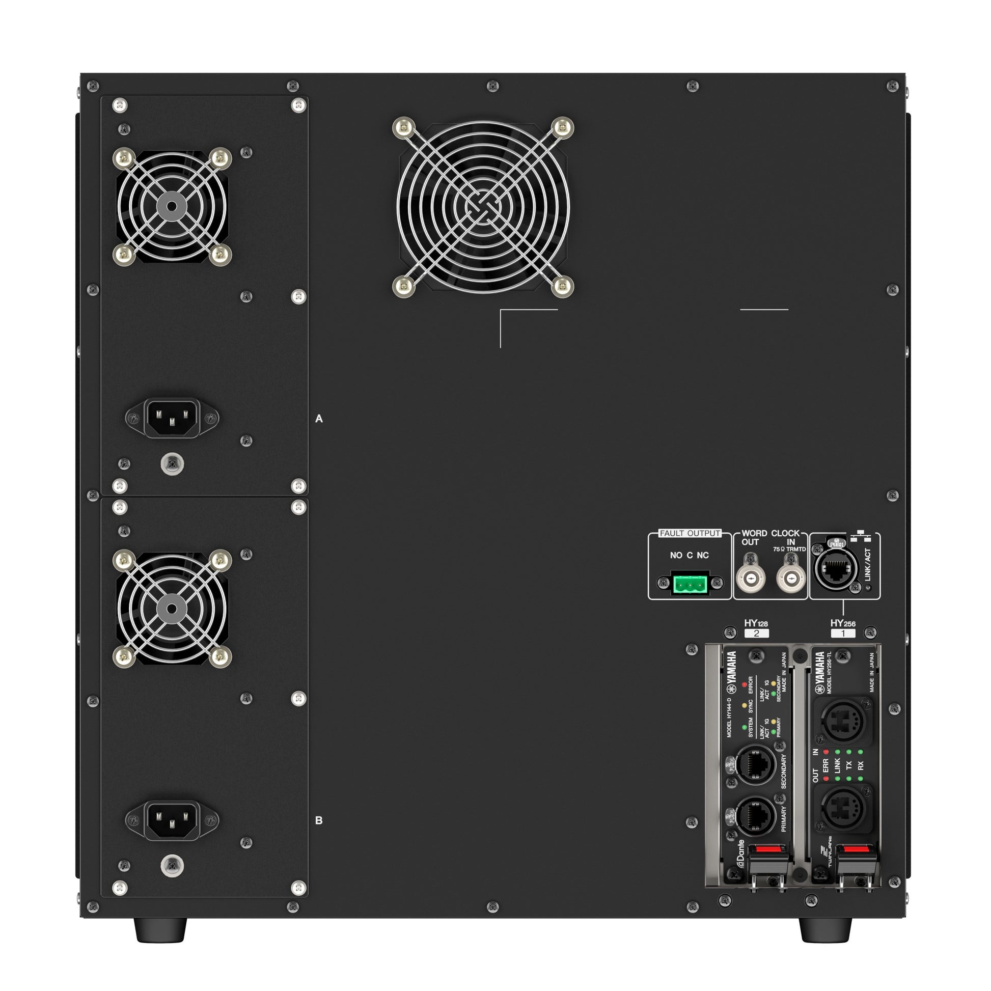 Yamaha RPio622 Rivage I/O Rack back