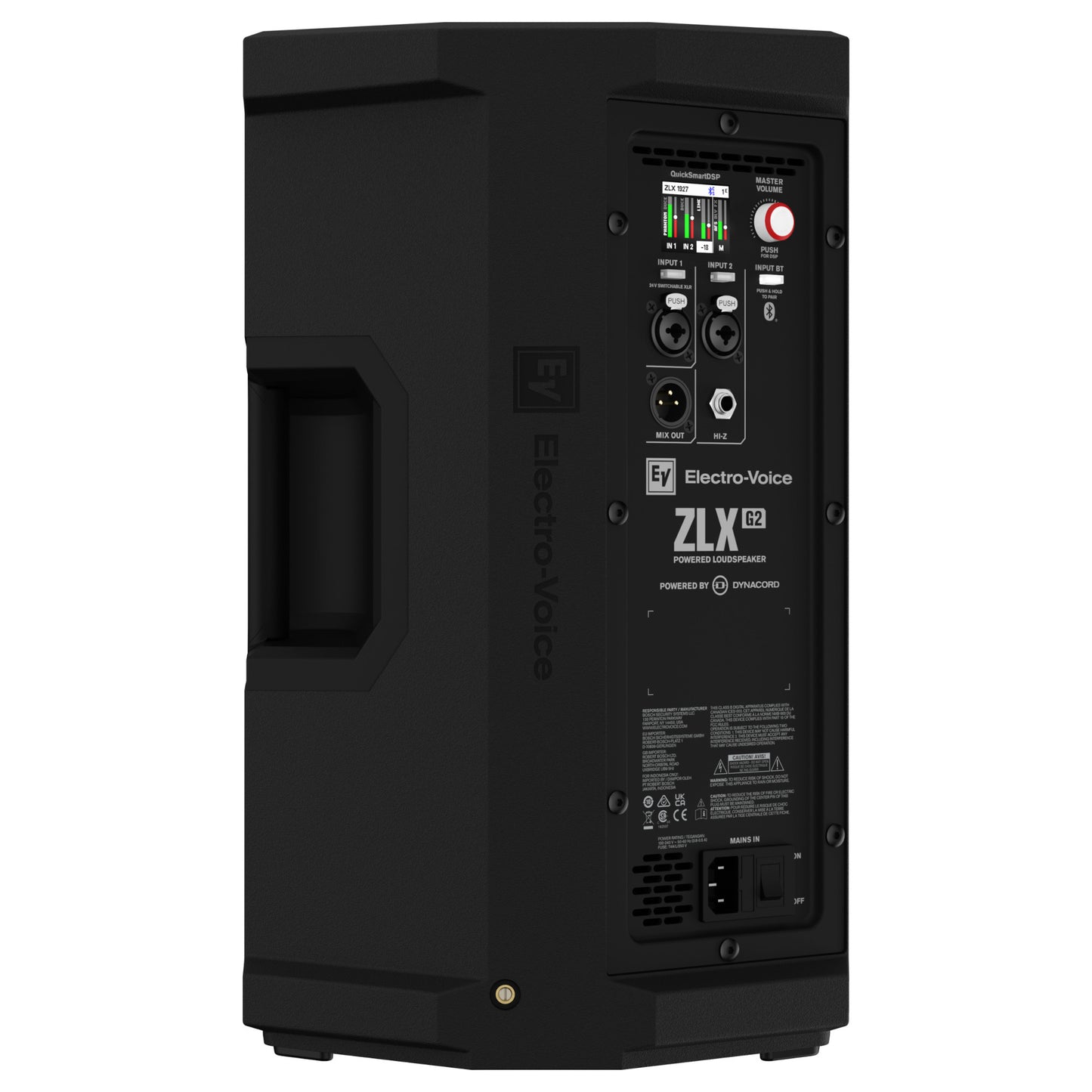 Electro-Voice ZLX-8P-G2 8-Inch 2-Way Powered Speaker back