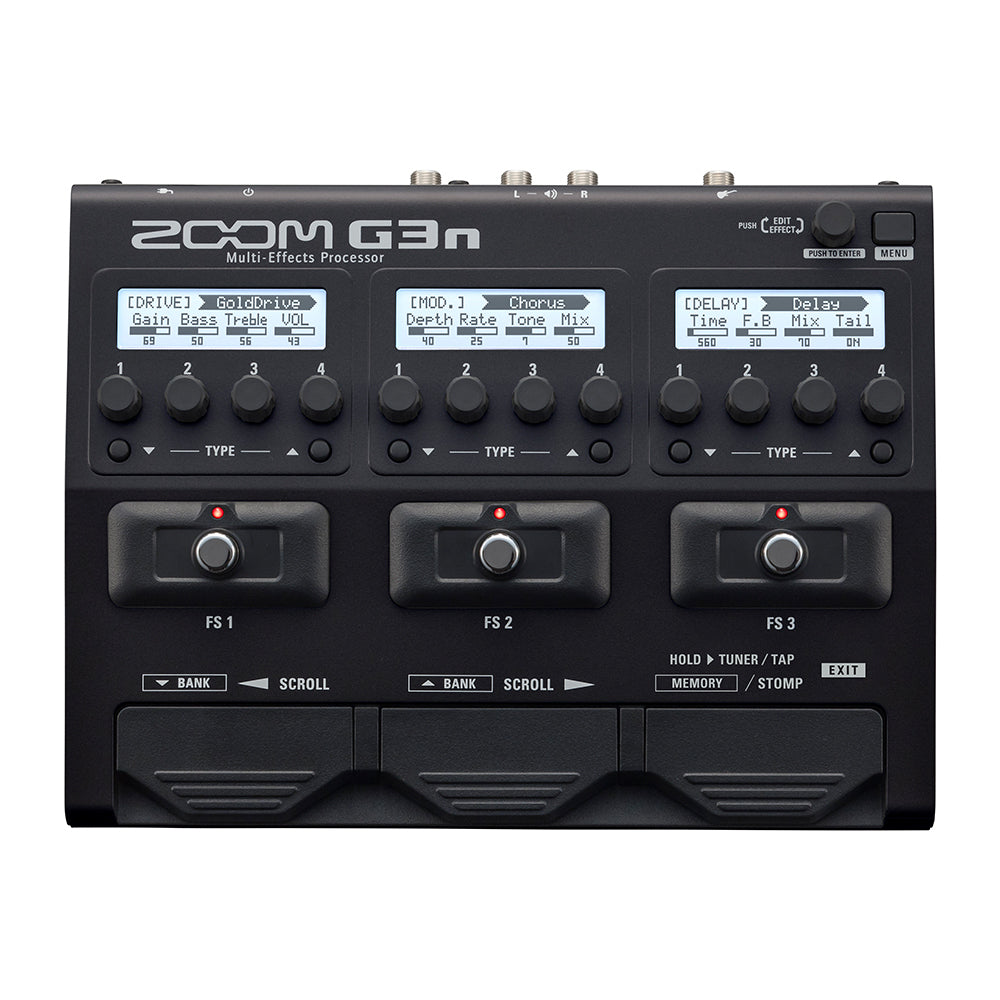 Zoom G3n Multi-Effects Processor top