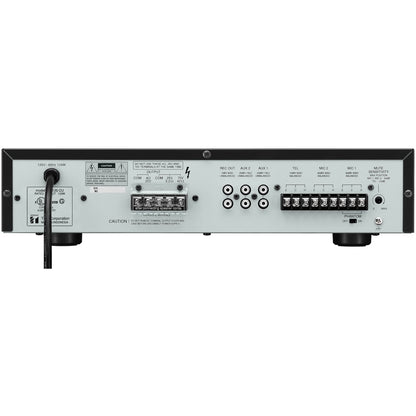 TOA A-2240 CU Mixer/Amp Five Input (Mic- Line- Tel)- 240W- Paging Priority Mute