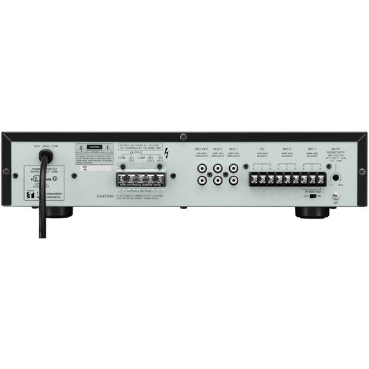 TOA A-2240 CU 240W Commercial Mixer Amplifier With Paging Priority