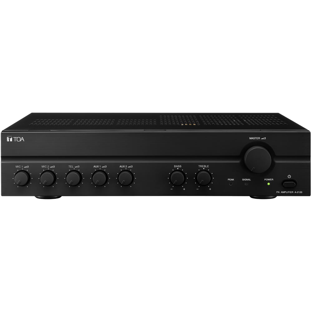 TOA A-2240 CU Mixer/Amp Five Input (Mic- Line- Tel)- 240W- Paging Priority Mute