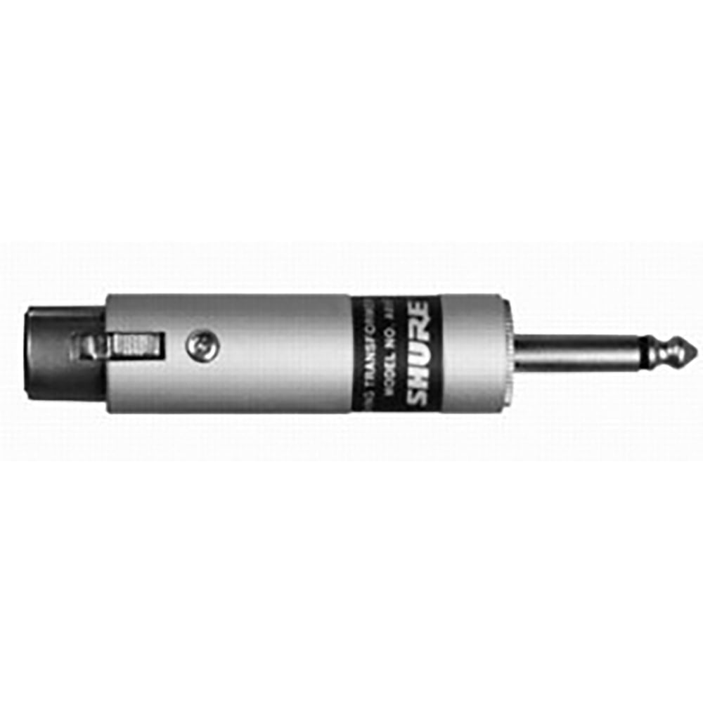 Shure A85F Transformer Low Z Female Xlr To High Z 1;4 In