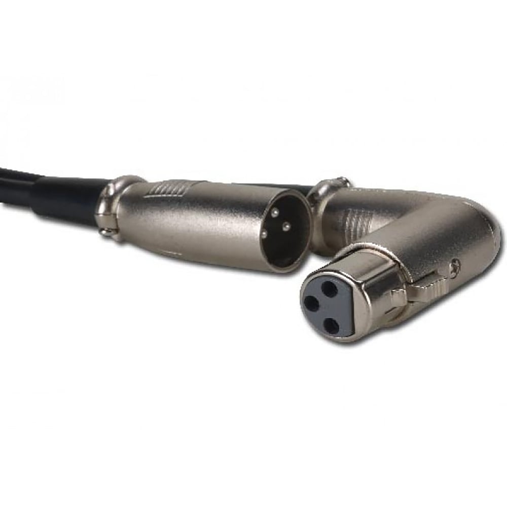 ADJ ACXLRRAAC 3 Pin Xlr; Right Angle Plug Ada